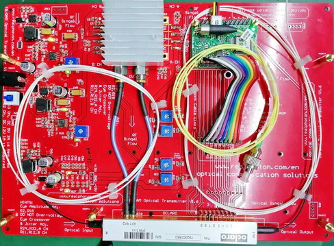 单偏振IQ/QPSK/QAM光发射机评估板 兼容CS-SSB单边带载波抑制