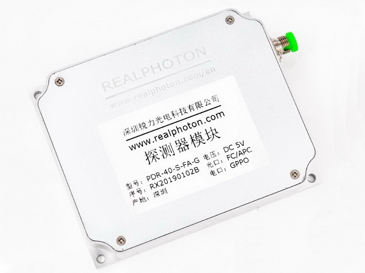 40G速率 PIN-TIA探测器, 探测接收模块, 覆盖C, L & O波段